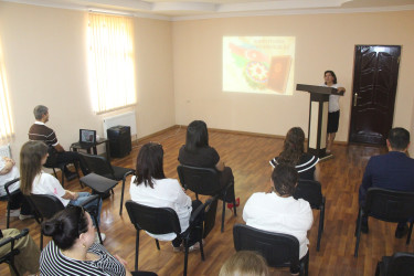 Yevlaxda “Müstəqil Azərbaycan Respublikasının ilk Konstitusiyası dövlətimizin hüquqi dayağıdır” mövzusuna tədbir keçirilmişdir