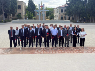 Yevlaxda 5 iyun-Su Təsərrüfatı və Meliorasiya İşçilərinin peşə bayramı günü qeyd olunub