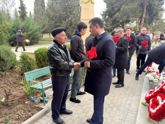 Yevlaxda Xocalı soyqırımının 34-cü ildönümü münasibətilə tədbir keçirilib