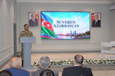 Yevlaxda “Suveren Azərbaycan” adlı tədbir keçirilib