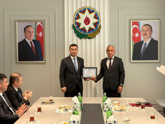 Yevlaxda 25 aprel - Sahibkarlar Günü münasibətilə bir qrup sahibkarla görüş keçirilib