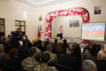 Yevlaxda “Zəfər Günü şanlı tariximizdir” adlı tədbir keçirilmişdir