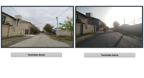 Yevlax şəhərində küçələrin asfaltlanması işləri davam etdirilir