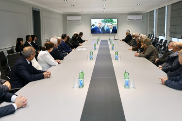 Yevlaxda “Ağsaqqalların tariximizdə rolu” mövzusunda dəyirmi masa keçirilib