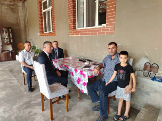 Yevlaxda 27 Sentyabr-Anım Günü ilə əlaqədar şəhid ailələri ziyarət olunub