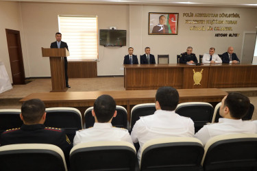 Yevlaxda 2 İyul-Azərbaycan Polisi Günü münasibətilə tədbir keçirilib