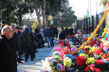 Yevlaxda 20 Yanvar faciəsinin 35-ci ildönümü ilə bağlı anım tədbiri keçirilib