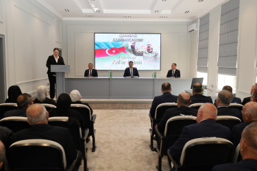 Yevlaxda Zəfər Gününün beşinci ildönümünə həsr olunmuş tədbir keçirilmişdir