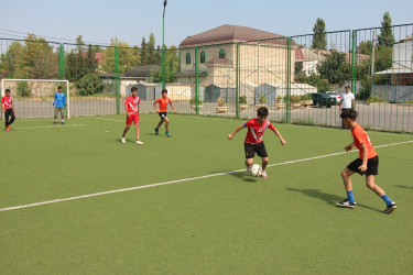Yevlaxda mini futbol idman növü üzrə yeniyetmələr arasında rayon birinciliyi keçirilmişdir
