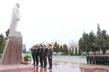 Yevlaxda Strateji Obyektlərin Mühafizəsi Dövlət Agentliyi əməkdaşlarının peşə bayramı günü münasibətilə tədbir keçirildi
