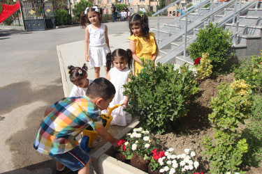 “Konstitusiya və Suverenlik İli” çərçivəsində növbəti tədbir Şəhər 1 nömrəli körpələr evi-uşaq bağçasında keçirilmişdir