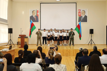 Yevlaxda 27 Sentyabr – Anım Günü münasibətilə “Zəfərin başlanğıcı” adlı tədbir keçirilib