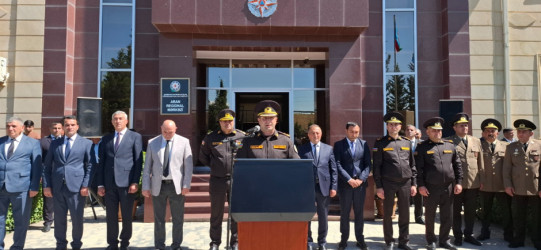 Yevlaxda "Gənc xilasedici və yanğınsöndürən" Ümumrespublika yarışlarının zona birinciliyi keçirilib