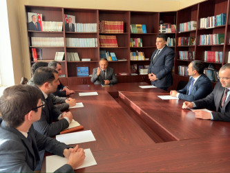 “Korrupsiyaya qarşı mübarizə sahəsində fəaliyyət göstərən vətəndaş cəmiyyəti institutları ilə dövlət orqanları (qurumları) arasında əməkdaşlığın daha da gücləndirilməsi və birgə layihələrin həyata keçirilməsi” adlı maarifləndirmə tədbiri keçirilmişdir.