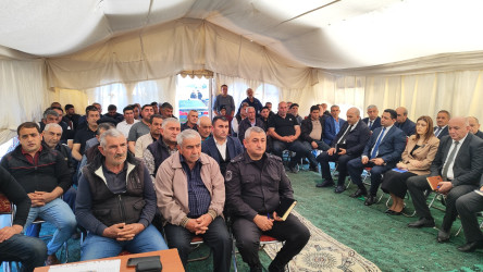 Yevlax Şəhər İcra Hakimiyyətinin Başçısı rayonun Nurallar kəndində səyyar vətəndaş qəbulu keçirib