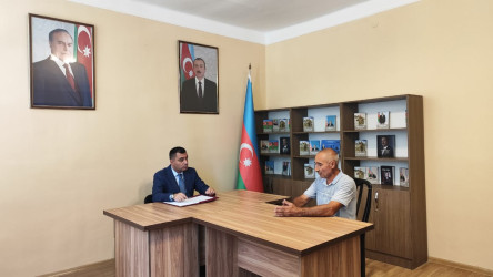 Yevlax Şəhər İcra Hakimiyyətinin Başçısı növbəti vətəndaş qəbulu keçirmişdir