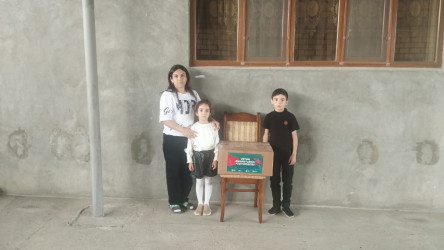 Qurban bayramı münasibətilə şəhid ailələrinə ərzaq bağlamaları təqdim edilmişdir