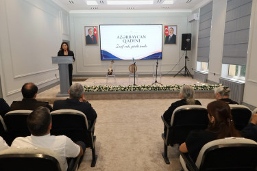 Yevlaxda “Azərbaycan qadını-Zərif ruh, güclü iradə” adlı tədbir keçirilib