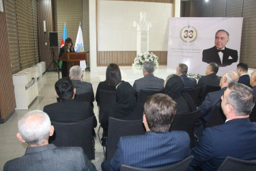 Yevlaxda Yeni Azərbaycan Partiyasının yaranmasının 33 illiyi münasibətilə tədbir keçirilib