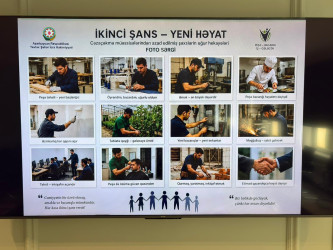 Yevlaxda Azərbaycan Respublikası Prezidentinin 2025-ci il 25 iyun tarixli Sərəncamı ilə təsdiq edilmişdir “Cəzaçəkmə müəssisələrində peşə təhsilinin keyfiyyətinin yüksəldilməsinə və mövcud infrastrukturun təkmilləşdirilməsinə dair 2025–2030-cu illər üçün Fəaliyyət Planı”nın 8.5.1-ci bəndinin icrası çərçivəsində tədbir keçirilib