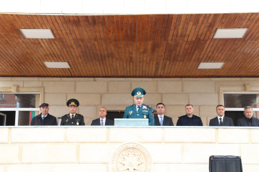 Yevlax Şəhər İcra Hakimiyyətinin Başçısı Novruz bayramı münasibətilə Dövlət Sərhəd Xidmətinin Yevlax rayonu ərazisində yerləşən “N” saylı hərbi hissəsində xidmət edən hərbçilərlə görüşüb