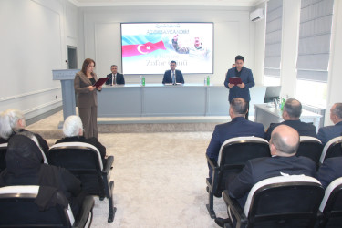 Yevlaxda Zəfər Gününün beşinci ildönümünə həsr olunmuş tədbir keçirilmişdir