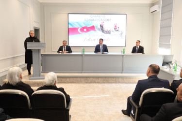 Yevlaxda Zəfər Gününün beşinci ildönümünə həsr olunmuş tədbir keçirilmişdir