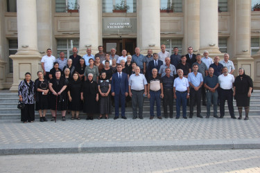 Yevlax Şəhər İcra Hakimiyyətinin Başçısı şəhid ailələri ilə görüş keçirmişdir