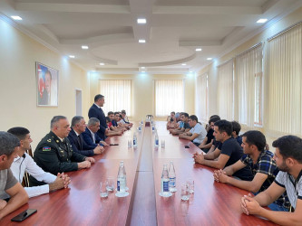 Vətən Müharibəsi iştirakçılarına medallar təqdim edildi