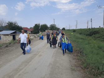 Yevlaxda növbəti təmizlik aksiyası keçirilmişdir