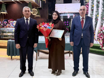 Yevlaxda 8 Mart–Beynəlxalq Qadınlar Gününə həsr edilmiş tədbir keçirilib