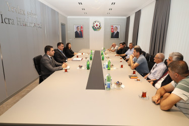 Yevlaxda Milli Mətbuat Günü münasibətilə media nümayəndələri ilə görüş keçirilib