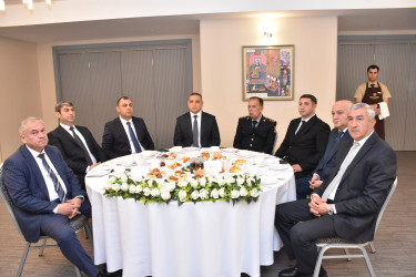 Yevlaxda Ulu Öndər Heydər Əliyevin anadan olmasının 103-cü ildönümünə həsr olunmuş tədbir keçirilib