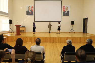 Yevlaxda 27 Sentyabr – Anım Günü münasibətilə “Zəfərin başlanğıcı” adlı tədbir keçirilib