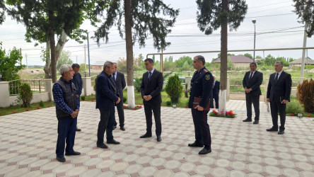 Yevlax Şəhər İcra Hakimiyyətinin Başçısı Gülövşə kəndində Şəhid ailələri ilə görüşüb