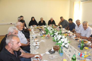 Yevlaxda şəhid ailələrinin üzvləri ilə görüş keçirilib