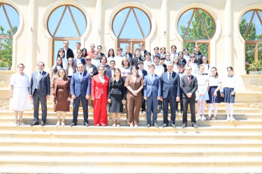 18 may-Beynəlxalq Muzeylər Günü münasibətilə Yevlax Tarix Diyarşünaslıq Muzeyinə ekskursiya təşkil olunub