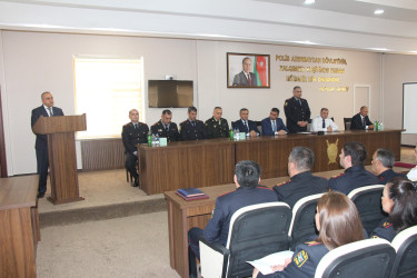 Yevlaxda 2 İyul-Azərbaycan Polisi gününə həsr edilmiş tədbir keçirilmişdir
