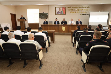 Yevlaxda 2 İyul-Azərbaycan Polisi Günü münasibətilə tədbir keçirilib