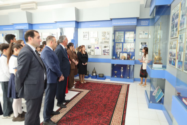 18 may-Beynəlxalq Muzeylər Günü münasibətilə Yevlax Tarix Diyarşünaslıq Muzeyinə ekskursiya təşkil olunub