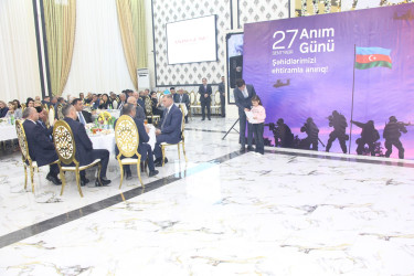 27 sentyabr - Anım Günü ilə əlaqədar ehsan süfrəsi təşkil edilmişdir