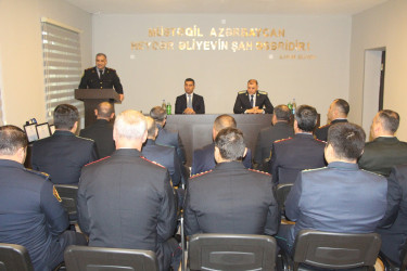 Yevlaxda 1 oktyabr - Prokurorluq işçilərinin peşə bayramı qeyd edilmişdir