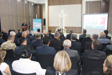 Yevlaxda 20 Sentyabr-Suverenlik Günü münasibətilə tədbir keçirilib