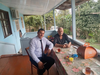 Yevlaxda 1 Oktyabr-Beynəlxalq Ahıllar Günü münasibətilə yaşlı insanlar ziyarət olunub