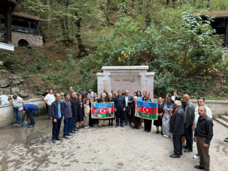 Yevlax rayonundan olan şəhid ailələri işğaldan azad edilmiş ərazilərə səfər edib