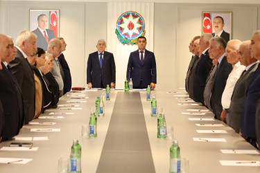 Yevlax Rayon Ağsaqqallar Şurasının hesabat iclası keçirilib