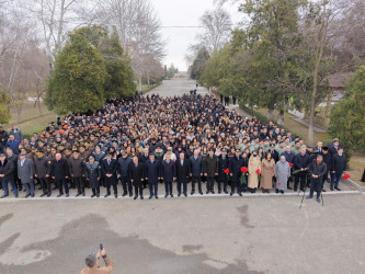 Yevlaxda Xocalı soyqırımının 34-cü ildönümü münasibətilə tədbir keçirilib