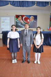 Uşaq Səfirlər Məclisinin Yevlax rayonu üzrə nümayəndələrinin təqdimatında maarifləndirici görüş keçirilmişdir