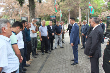 Yevlaxda 26 iyun-Azərbaycan Silahlı Qüvvələr Günü münasibətilə tədbir keçirilmişdir