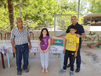 Qurban bayramı münasibətilə şəhid ailələrinə ərzaq bağlamaları təqdim edilmişdir